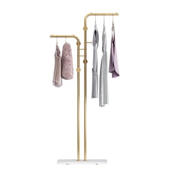 Stylish DR.IRON Gold Coat Rack for Entryways & Boutiques