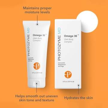 PHOTOZYME DNA Repair Lotion with Omega 3 + 6 for Radiant Skin