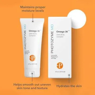 PHOTOZYME DNA Repair Lotion with Omega 3 + 6 for Radiant Skin