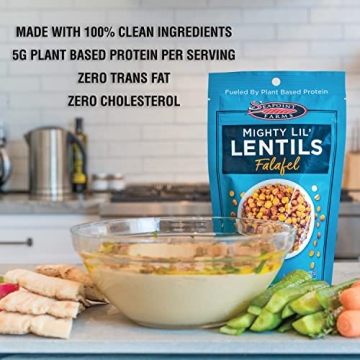 Mighty Lil’ Lentils, Variety Pack of Crunchy Healthy Snacks