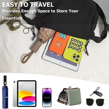 Stylish Nylon Crossbody Crescent Bag for Everyday Use