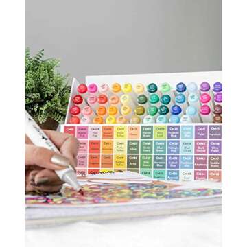 ColorIt 60 Dual Tip Art Markers - Vibrant Coloring Set