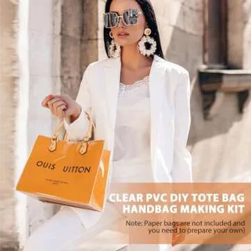 KTNGY DIY Clear PVC Tote Bag Making Kit - Create Unique Gifts