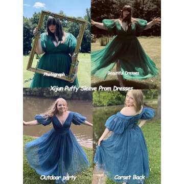 Elegant Plus Size Prom Dress with Pockets and Corset