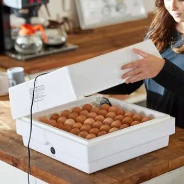 Farm Innovators Model 2450 Pro Series Digital Circulated Air Egg Incubator with Automatic Egg Turning and Humidity Control, 41 Egg Capacity