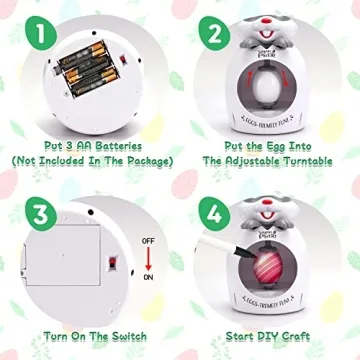 Hinshark Easter Egg Decorating Set for Kids