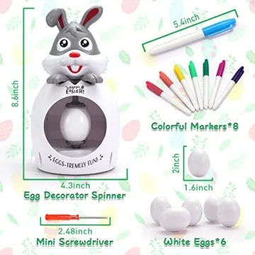 Hinshark Easter Egg Decorating Set for Kids