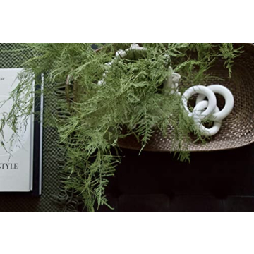 Glimpse & Hollow Marble Chain Link Decor - Book Shelf Decor Accents, Marble Decor, Small Bookshelf Decorative Objects, White Room Decor | Neutral Home Decor, Mid Century Modern Decor | 8"