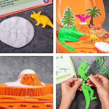 The Young Scientists Club Dinosaur Adventure Pack by Horizon Group USA, STEM Kit, 16 Educational Activities, Includes Reusable Backpack, DIY Foam Dinosaur & Fossils, 42-Piece Card Game & More