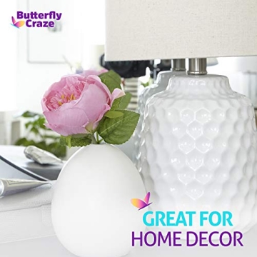 Butterfly Craze Pink Peony Silk Flowers - Perfect for Decor