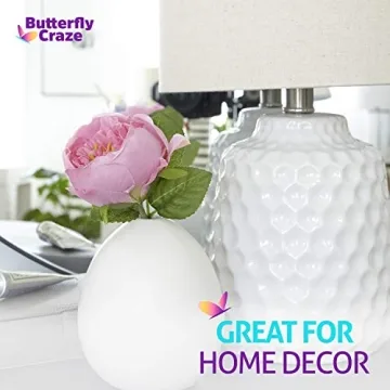 Butterfly Craze Pink Peony Silk Flowers - Perfect for Decor