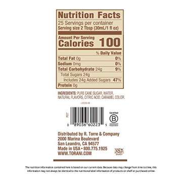 Torani Puremade Syrup, Pumpkin Spice, 25.4 Ounces (Pack of 4)