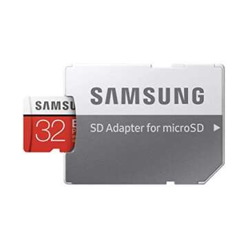 Samsung EVO Plus 32GB SDHC UHS-1 Class 10 MicroSD Memory Card 32 GB microSD Card 95MB/s MicroSDHC 32 GB External Storage for Your Smartphone or Tablet with SD Adaptor and Case in Original Packaging