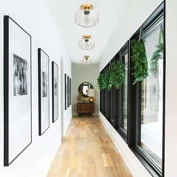 Stylish SunRider Semi Flush Mount Ceiling Light Fixture