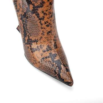 Kluolandi Women’s Knee High Trendy Wedge Boots