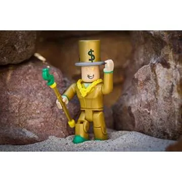 Roblox Action Collection - Mr. Bling Bling Figure Pack [Includes Exclusive Virtual Item]