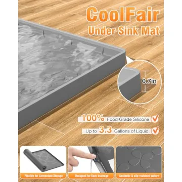 Waterproof Under Sink Mat - Durable & Easy to Clean