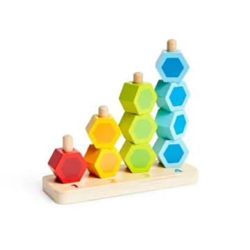 Hape Wooden Counting Stacker for Toddlers 1Y+