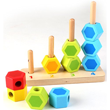 Hape Wooden Counting Stacker for Toddlers 1Y+