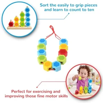 Hape Wooden Counting Stacker for Toddlers 1Y+