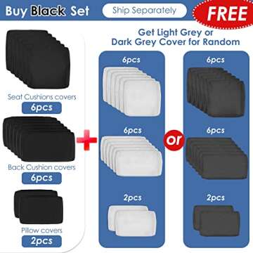 RADIATA Sectional Patio Furniture Set with Fire Pit