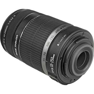 Canon 55-250mm f4-5.6 IS EF-S Lens for Stunning Photography