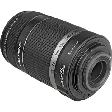 Canon 55-250mm f4-5.6 IS EF-S Lens for Stunning Photography