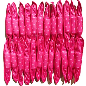 40 Soft Heatless Hair Curlers - Large Overnight Pillow Sponge Rollers for Curly Hairstyle