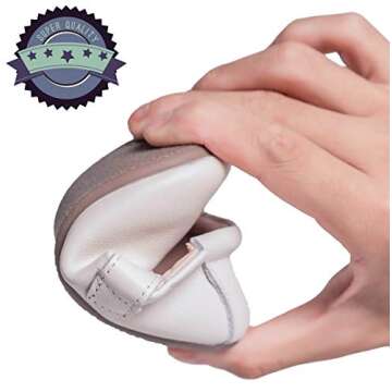 Mowoii Genuine Leather Baby Shoes for Girls Boys Infant Toddler Mary Jane Walking Shoes Prewalker Princess Wedding Dress Shoes Ballet Flats，Beige 9-12 Months