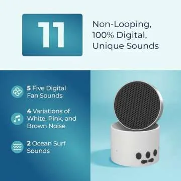 Portable Bluetooth Speaker & White Noise Machine - Sleep Aid