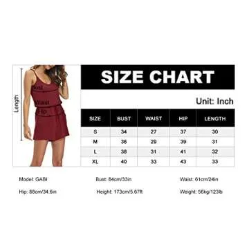 Infinilla Women's Summer Loose V Neck Romper Adjustable Spaghetti Strap Short Jumpsuit with Pockets (Burgundy, XL)