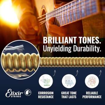 Elixir Acoustic Guitar Strings with NANOWEB Coating