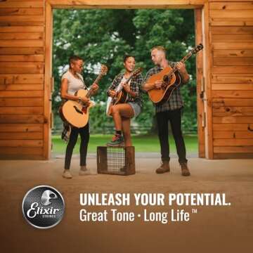 Elixir Acoustic Guitar Strings with NANOWEB Coating