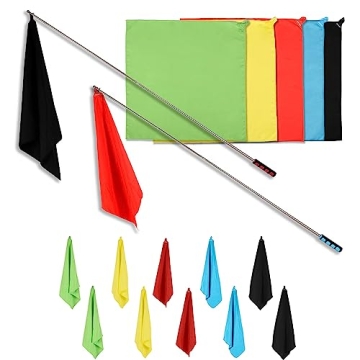GAITWIN 10 Pcs Horse Training Flag Set with Telescopic Poles