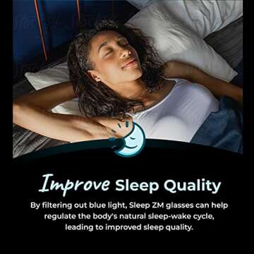 Sleep ZM Blue Light Blocking Glasses for Better Sleep