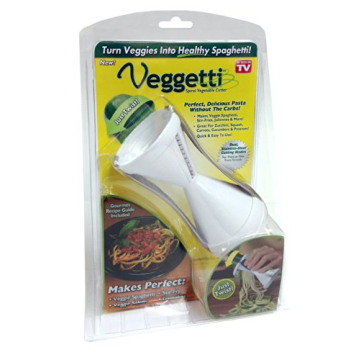 Ontel Veggetti Spiral Vegetable Cutter, Makes Veggie Pasta, As Seen on TV