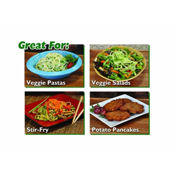 Ontel Veggetti Spiral Vegetable Cutter, Makes Veggie Pasta, As Seen on TV