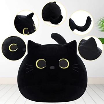 YOMOTREE Cat Plush Toy Pillow - Soft & Cuddly Gift