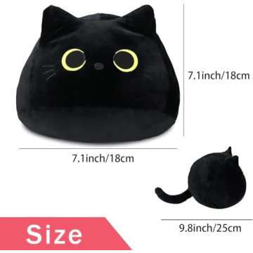YOMOTREE Cat Plush Toy Pillow - Soft & Cuddly Gift