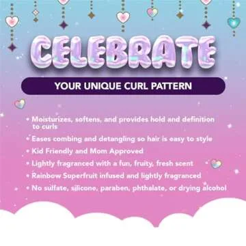 MAGICAL TRESSES’ by Afro Unicorn - Swirls & Twirls Curl Cream - Defining Hair Care for All Curl Textures, 12 fl oz