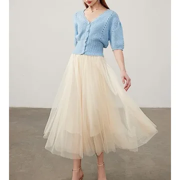 Elegant Women’s Tulle Skirt for Parties and Events