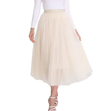 Elegant Women’s Tulle Skirt for Parties and Events