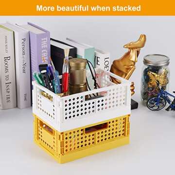 Durable 2-Pack Plastic Baskets for Efficient Storage Solutions