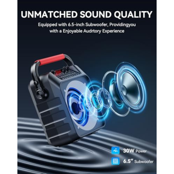 Karaoke Machine for Family Fun with Bluetooth & Microphones