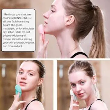 INNERNEED Silicone Facial Cleansing Brush - Gentle & Effective