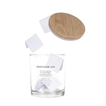 PureRejuva Gratitude Jar for Daily Affirmations and Happiness