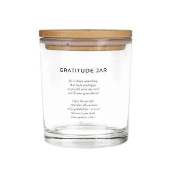 PureRejuva Gratitude Jar for Daily Affirmations and Happiness
