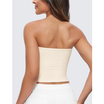 CRZ YOGA Butterluxe Tube Top for Stylish Women