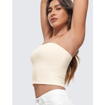 CRZ YOGA Butterluxe Tube Top for Stylish Women