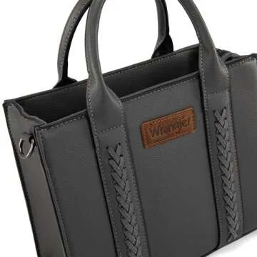Wrangler Women's Tote Bag with Adjustable Strap and Pockets